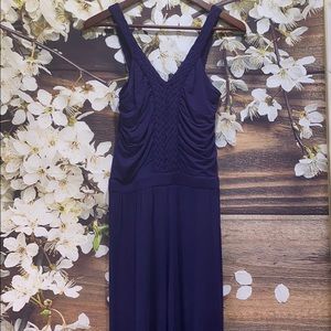 AVALEIGH Matte Jersey Jumpsuit w/ Braided Neckline